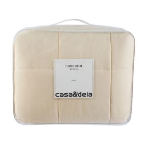 Edredom Queen Mescla Bege Casa&Ideia
