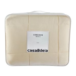 Edredom Casal Mescla Bege Casa&Ideia