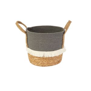Cesto Organizador Zinnia Azul 27x27x22cm Casa&ideia