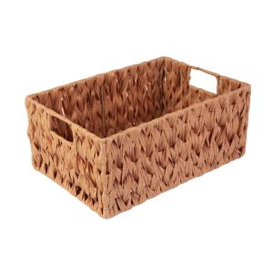 Cesto Organizador Veneza Amadeirado 37x26x16cm Casa&ideia