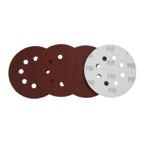 Disco Velcro 125mm com 5 Unidades Furo G60 Brico Forte