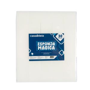 Kit Esponja 30UN 8D Branco Casa&Ideia