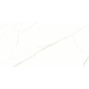 Porcelanato Statuario Rajado Branco Retificado Polido 62x121cm Damme