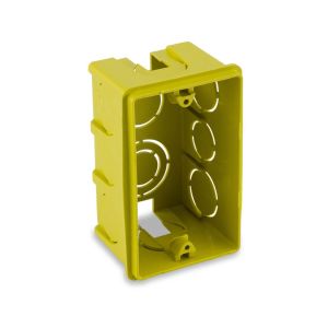 Caixa Luz 4x2 Retangular Amarela Vitralux