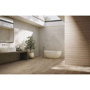 Revestimento Parede Arca Nordic Bege Retificado Mate 45x120cm Portobello