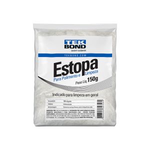 Estopa Limpeza Branco 150g Tekbond