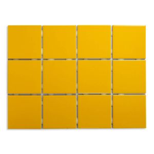 Revestimento Amarelo Bold Brilhante 10x10cm Strufaldi