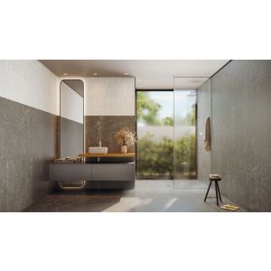 Porcelanato 87,7x87,7cm Toronto BW Natural Marrom Retificado Extra Ceusa