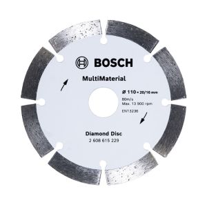 Disco Diamantado Segmentado 110mm Segmentado Cinza Bosch