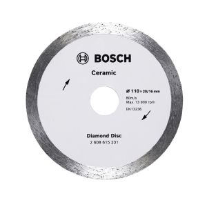Disco Diamantado Contínuo 110mm Cinza Bosch
