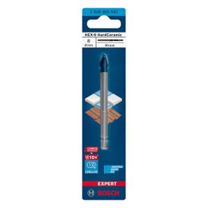 Broca Expert 8x90mm Hex-9 Hard Ceramic Prata Bosch