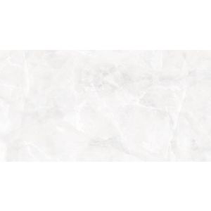 Revestimento de Parede Cristallo Branco Cinza  Retificado Polido Classe A 61x116cm Ilhabella