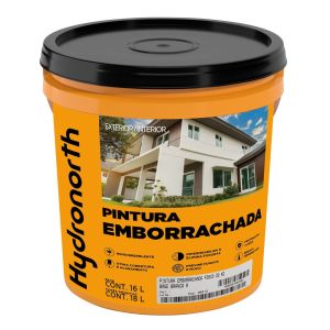 Tinta Impermeabilizante 16L Emborrachada Branco Hydronorth