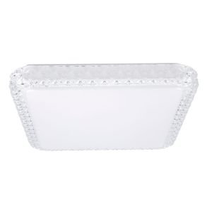 Plafon LED 18W Quadrado 3000K Bivolt Vitralux