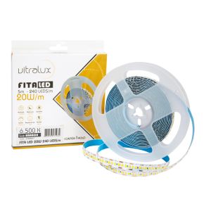 Fita&#x20;LED&#x20;5M&#x20;20W&#x20;240&#x20;LEDs&#x2F;m&#x20;6500K&#x20;12V&#x20;Vitralux