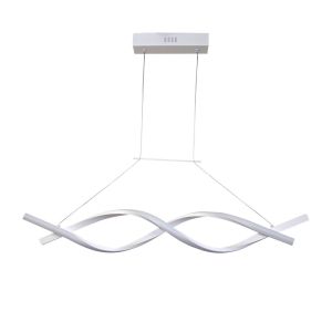 Pendente LED Wave 25W 3000K Branco Bivolt Vitralux