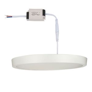 Painel LED Sobrepor Redondo 24W Branco 4000K Bivolt Vitralux