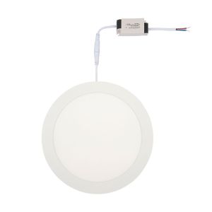 Painel LED Embutir Redondo 18W Branco 4000K Bivolt Vitralux