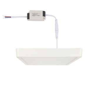 Painel LED Sobrepor Quadrado 18W Branco 3000K Bivolt Vitralux