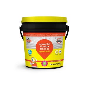 Tinta Impermeabilizante 18L Borracha Líquida Branco Quartzolit