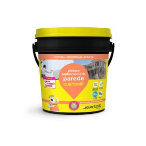 Tinta Impermeabilizante 18L Emborrachado Branco Quartzolit