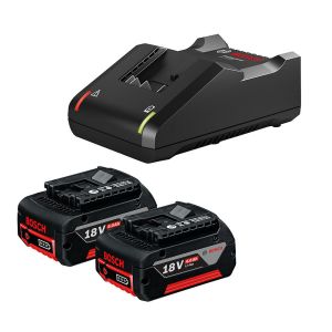 Kit Bateria Stater Gal 18v-40 + 2*4.0ah Azul Bivolt Bosch