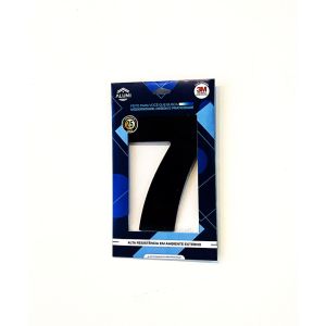 Numero Residencia 13cm Acm 7 Preto Kami Acrilicos