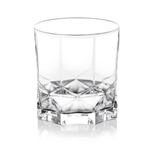 Jogo de Copo de Vidro Carol Transparente 310ml Casa&Ideia