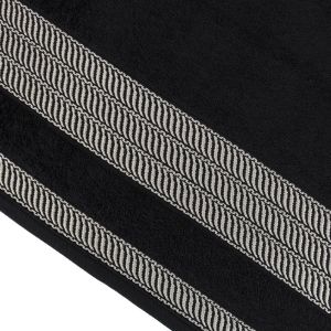 Toalha Banhao 80cm X 1,50cm Siena Preto Atlantica
