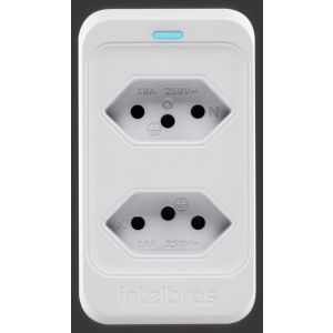 Dispositivo De Proteção Anti Surto 2 Tomadas 2p+t Eps302 Branco Bivolt