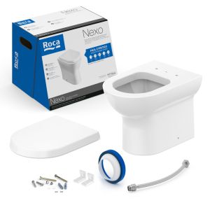 Kit Bacia Convencional Nexo Branco Roca Louças