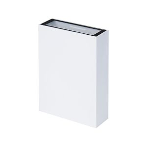 Arandela Led 4w 3000k Quadre Br Branco Bivolt Taschibra