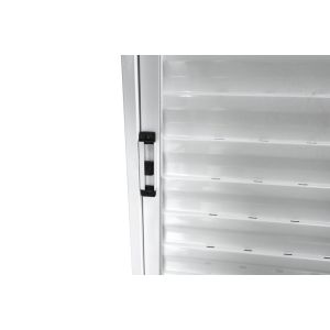 Janela Veneziana de Correr Alumínio 1,00M X 1,50M 3 Folhas Standart Branca CRV