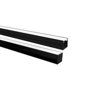 Perfil De Led 24x23 2m Apex Preto Taschibra