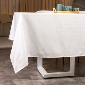 Toalha Mesa 1,80M Versatile Elinor Branco Copa e Cia