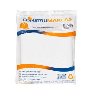 Saco para Entulho 5UN 50Kg 60CM X 90CM Branco Construmarcas