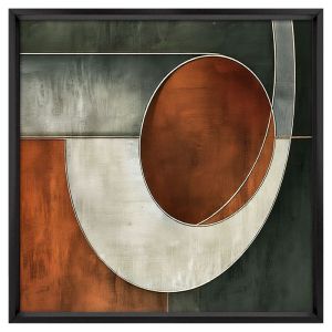 Quadro 50CM X 50CM Abstrato Tropical Artes