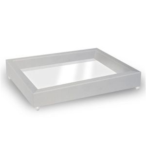 Bandeja Branca 25cm X 14cm Tropical Artes