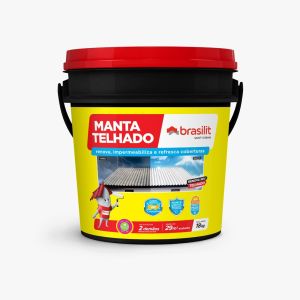 Impermeabilizante 12L Manta Telhado Cinza Quartzolit