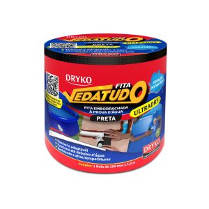 Fita Vedatudo Ultradry Preta 10CM X 1,5M Dryko