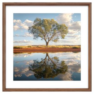 Quadro 50x50cm Árvore Tropical Artes