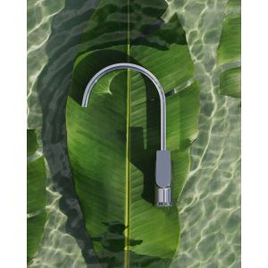 Torneira para Lavatório Leaf Curv Cromado Kohler