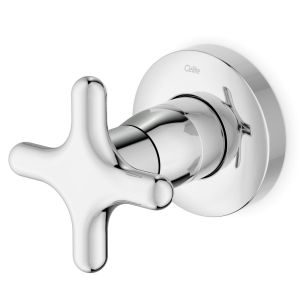 Acabamento De Registro 1/2" a 1" Cross Cromado Celite