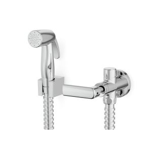 Ducha Higiênica Com Registro 1/2" E 3/4" Smart Cromado C/deriv Celite