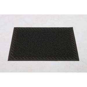 Capacho Vinil Light Rebaixo Preto 40x60cm Kapazi