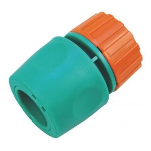 Engate Rápido para Mangueira Tramontina com Aquastop 1/2" Verde