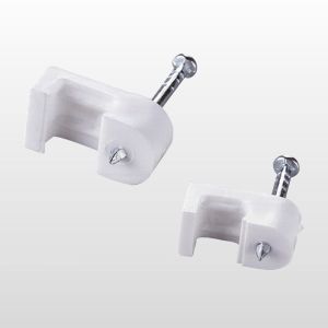 Fixador de Fios Paralelos 1,5 a 2,5mm Branco 20 Peças Bemfixa