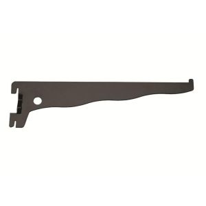 Suporte para Prateleira Aço Prat-K 20cm Trilho Simples Preto