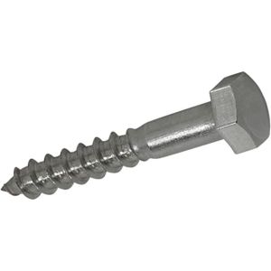 Parafuso de Ferro Rosca Soberba com Sextavado Bemfixa 1/4"x70mm 4 Peças