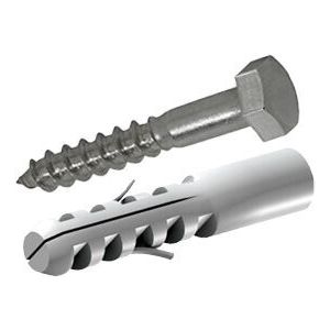 Bucha para Concreto com Parafuso Bemfixa 10mm 2 Peças